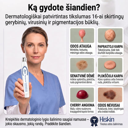 🐝🐝Oficiali parduotuvė | ✅️👩‍⚕️ 𝐇𝐈𝐒𝐊𝐈𝐍® 7 dienų odos išaugų ir dėmių šalinimo priemonė (𝐫𝐨𝐥𝐥-𝐨𝐧 𝐚𝐩𝐥𝐢𝐤𝐚𝐭𝐨𝐫𝐢𝐮𝐬: 𝐛𝐞 𝐬𝐤𝐚𝐮𝐬𝐦𝐨 𝐢𝐫 𝐫𝐚𝐧𝐝ų) 🌳