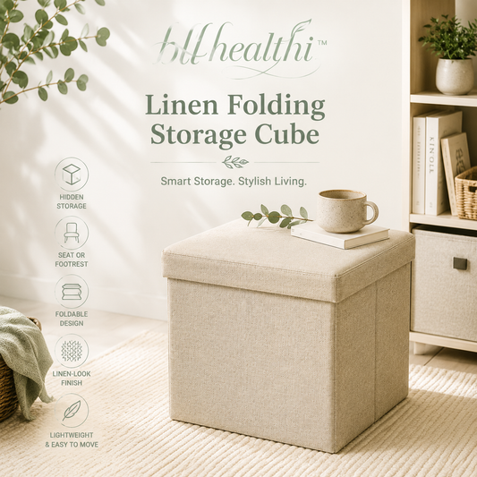 𝐛𝐥𝐥𝐡𝐞𝐚𝐥𝐭𝐡𝐢™ Linen Folding Storage Cube